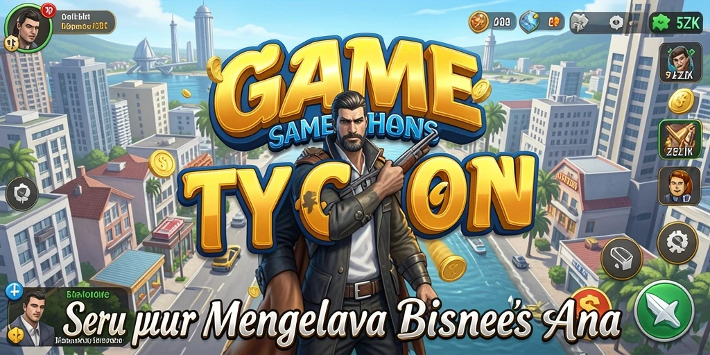 Tampilan gameplay 5ZK yang dinamis dan seru di dunia Tycoon.