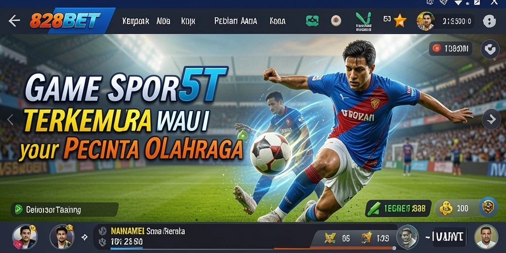 Tampilan gameplay menarik di aplikasi 828BET untuk taruhan olahraga.