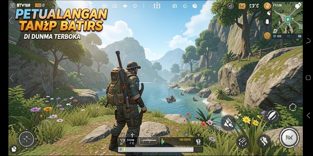 Tampilan menakjubkan dari gameplay Open World BTV168.