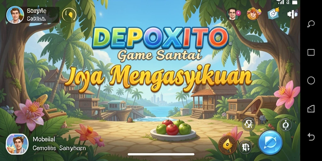 Tangkapan layar gameplay DEPOXITO yang menarik dan penuh warna.
