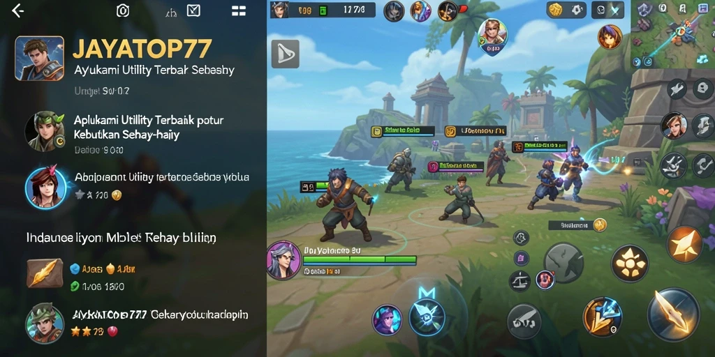 Screenshot aplikasi JAYATOP77 menampilkan antarmuka yang intuitif untuk manajemen tugas sehari-hari.