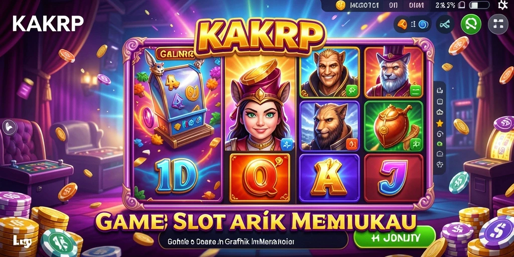 Tampilan menarik dari gameplay KAKRP yang penuh warna.
