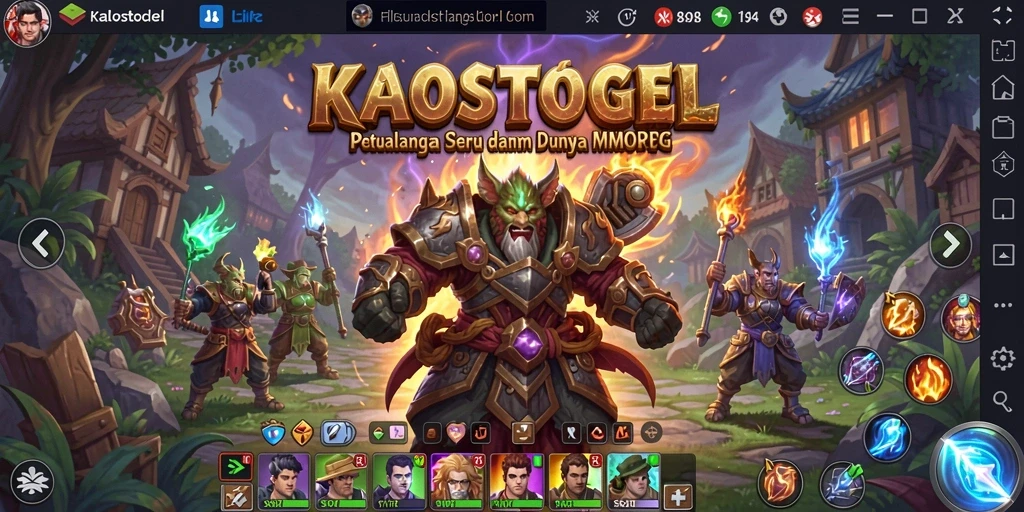 Gameplay menakjubkan di dunia MMORPG KAOSTOGEL.