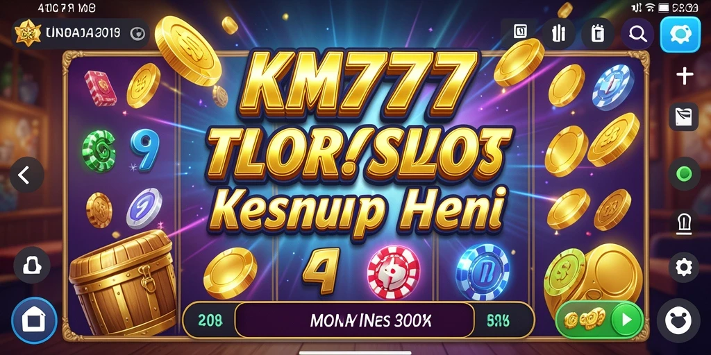 Tampilan menakjubkan permainan Slot KM777 dengan gameplay yang mendebarkan.