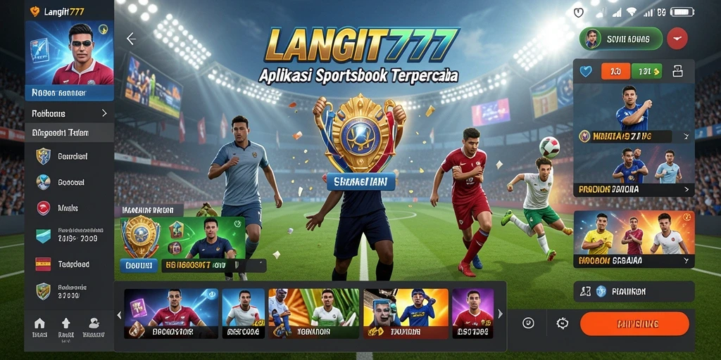 Screenshot utama LANGIT777 menampilkan pengalaman taruhan yang menarik.