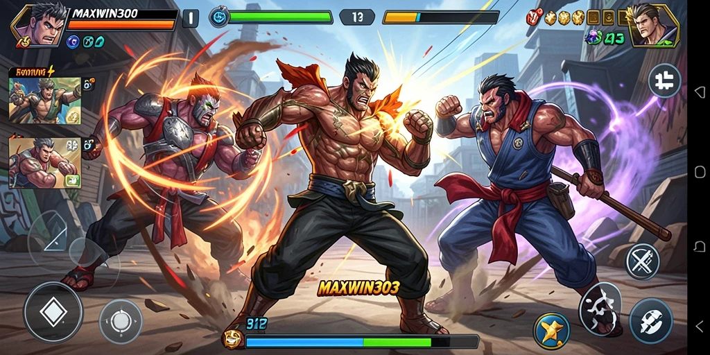 Tampilan menegangkan dari pertarungan di <strong>MAXWIN303</strong>.