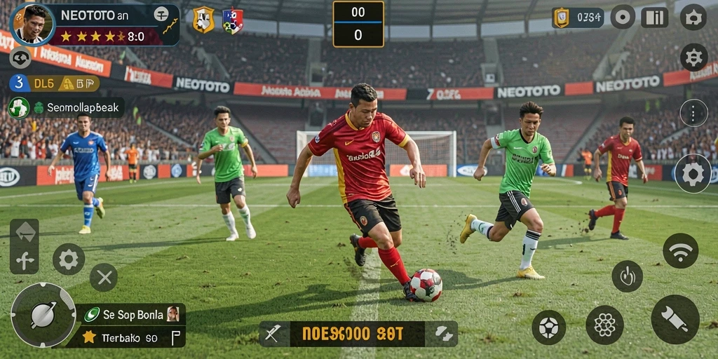 Screenshot NEOTOTO menampilkan gameplay yang intens dan menarik.